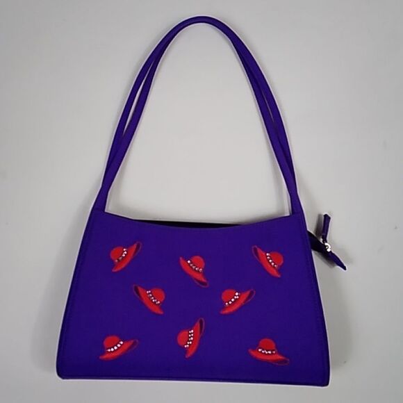 Sandol Living Fashion Purple Red Hat Shoulders Bag - Picture 1 of 14